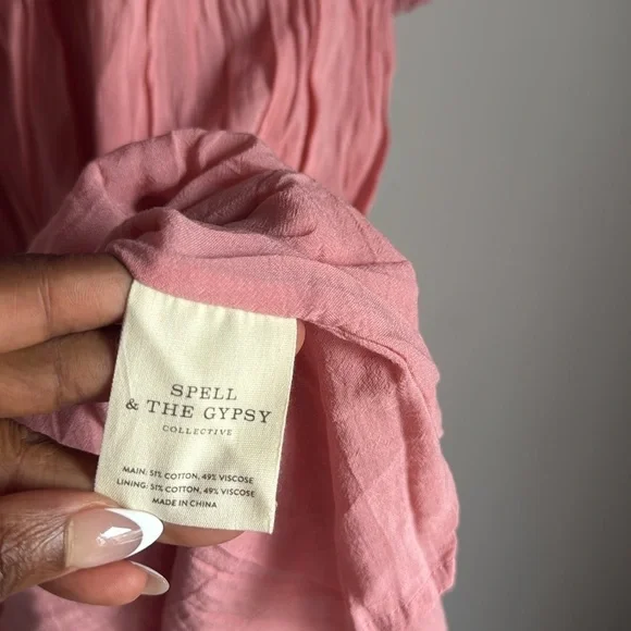 Spell Harmony Tunic Dress Peony Medium - Picture 9 of 13